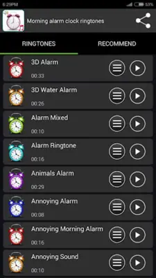 Morning Alarm Clock Ringtones android App screenshot 6